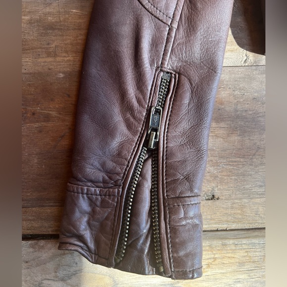 L.O.G.G. by H&M 100% Real Leather Jacket - Picture 4 of 10